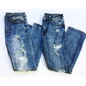 American Eagle Extreme & Next Level Flex Jeans Mens 29x30 Blue Denim Distressed